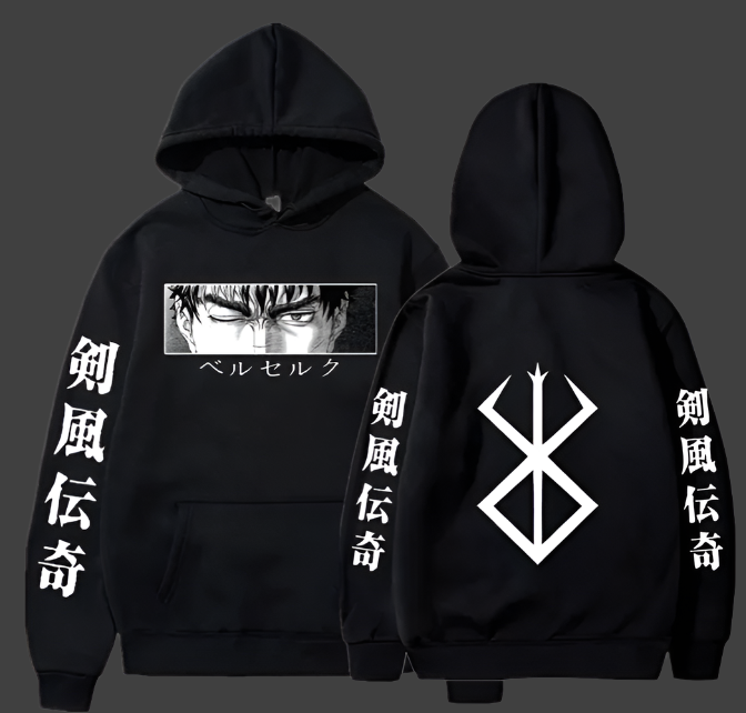 Berserk Guts Panel Hoodie