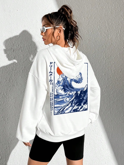 Kangawa Wave Hoodie